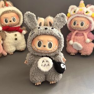 Totoro Doll Costume Three-piece Set - Standing and Sitting styles